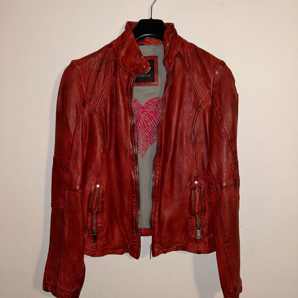 Vintage Mauritius leather jacket! Such An Incredible Piece!!!